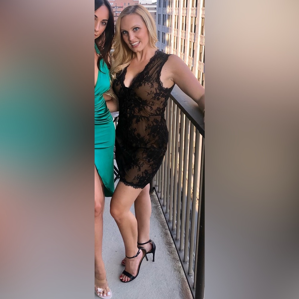 Michael Costello x Revolve Bodycon Lace Dress